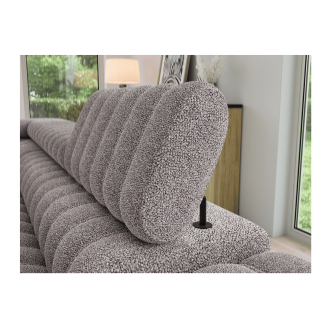 Ecksofa aus der Serie KANEDOJO in Grau