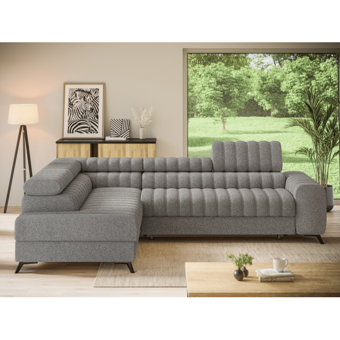 Ecksofa aus der Serie KANEDOJO in Grau
