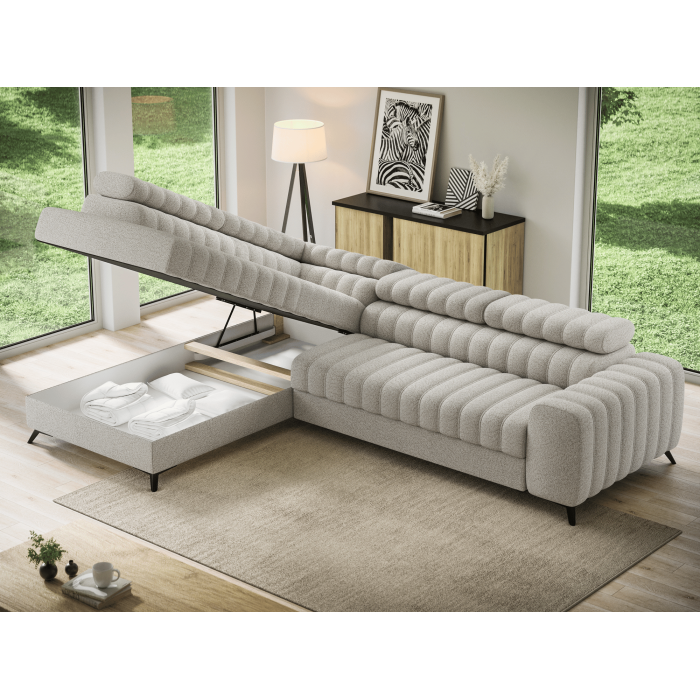 Canapé d'angle collection KANEDOJO coloris Beige