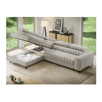 Canapé d'angle collection KANEDOJO coloris Beige