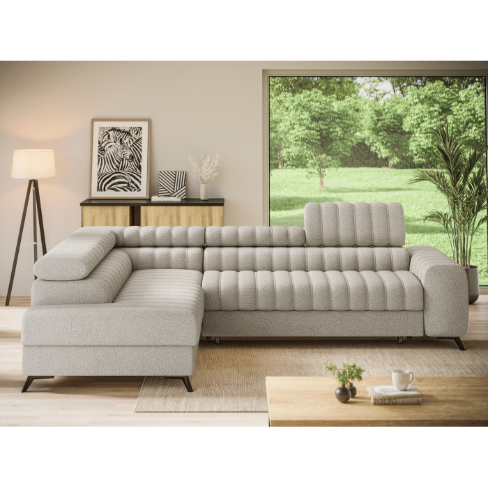 Canapé d'angle collection KANEDOJO coloris Beige