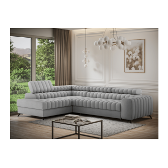 Canapé d'angle collection KANEDOJO coloris Gris