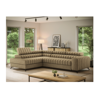 Ecksofa aus der KANEDOJO Kollektion in Braunfarbe