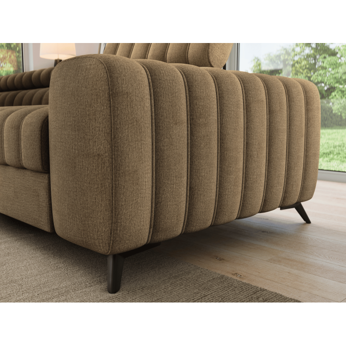 Ecksofa aus der KANEDOJO Kollektion in Braunfarbe