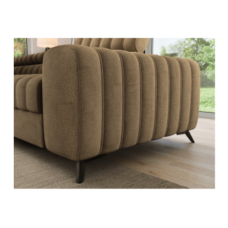 Ecksofa aus der KANEDOJO Kollektion in Braunfarbe