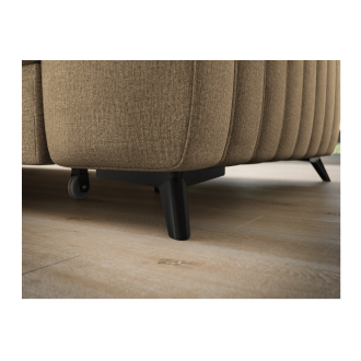 Ecksofa aus der KANEDOJO Kollektion in Braunfarbe