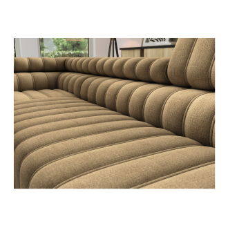 Ecksofa aus der KANEDOJO Kollektion in Braunfarbe