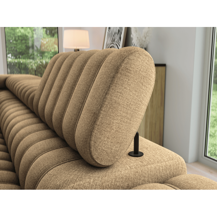 Ecksofa aus der KANEDOJO Kollektion in Braunfarbe