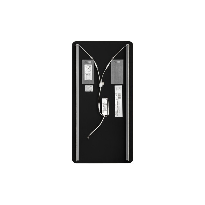 Miroir rectangulaire 40x80cm vu de dos