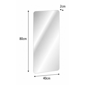 Miroir rectangulaire 40x80cm dimensions