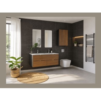 Miroir rectangulaire 40x80cm mis en situation