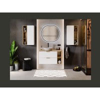 copy of Plan für Waschtisch NATOURA 120,8 cm aus MDF in Cremone-Eiche-Optik mit naturbelassener Kante