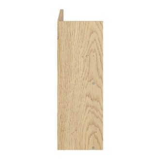 Meuble de rangement NATURA– Angle arrondi ouvert– Coloris chêne clair – L20 x H50 cm - A suspendre