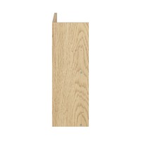 Meuble de rangement NATURA– Angle arrondi ouvert– Coloris chêne clair – L20 x H50 cm - A suspendre