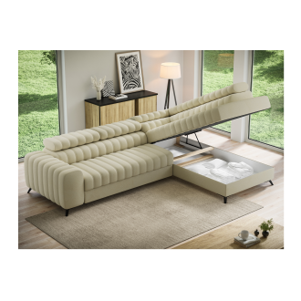Canapé d'angle collection KANEDOJO coloris Beige