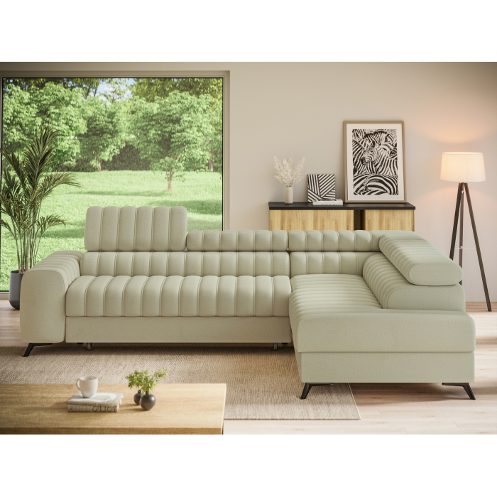 Canapé d'angle collection KANEDOJO coloris Beige