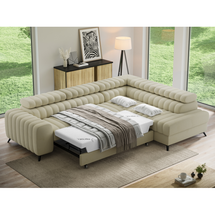 Canapé d'angle collection KANEDOJO coloris Beige