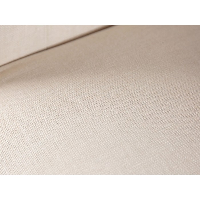 Zoom sur la texture de la chaise REGINA beige et marron clair