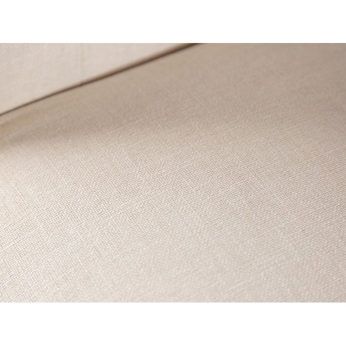 Zoom sur la texture du fauteuil REGINA beige et marron clair