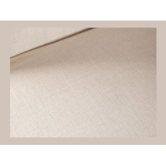 Zoom sur la texture du fauteuil REGINA beige et marron clair