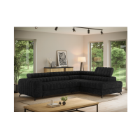 Canapé d'angle collection KANEDOJO coloris Noir