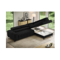 Canapé d'angle collection KANEDOJO coloris Noir