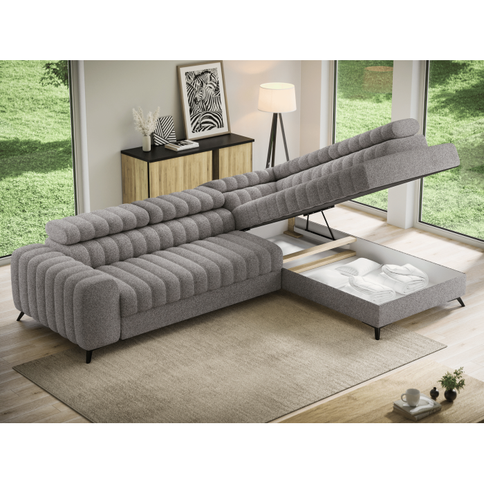 Ecksofa aus der Kollektion KANEDOJO, Farbe Grau