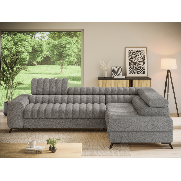 Ecksofa aus der Kollektion KANEDOJO, Farbe Grau