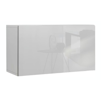 Meuble composant la composition murale CEPTO blanche vu de côté