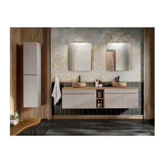 Plan pour vasque ICON 180cm effet chêne Coast Evoke Oak 180x46cm