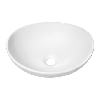 Insieme ERMANO cashmere 60cm: mobile sotto lavabo + piano per lavabo bisellato + lavabo da appoggio bianco
