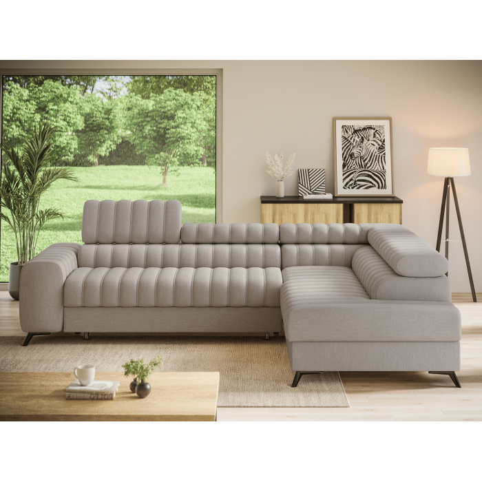 Canapé d'angle collection KANEDOJO coloris Beige