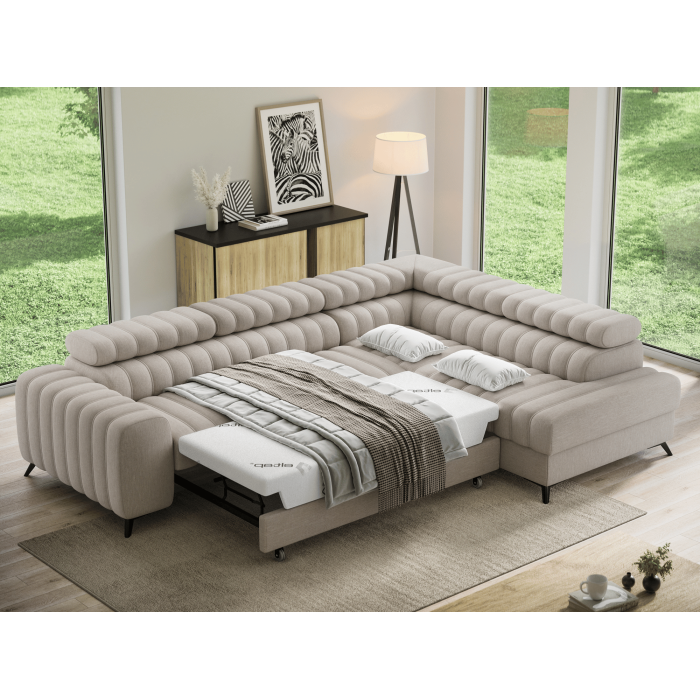 Canapé d'angle collection KANEDOJO coloris Beige