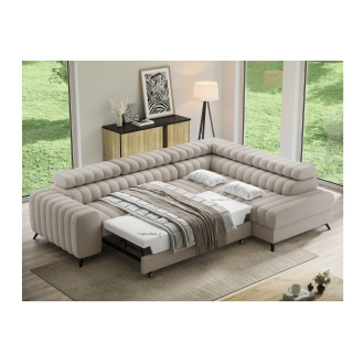 Canapé d'angle collection KANEDOJO coloris Beige