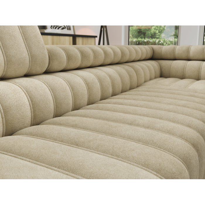 Canapé d'angle collection KANEDOJO coloris Beige