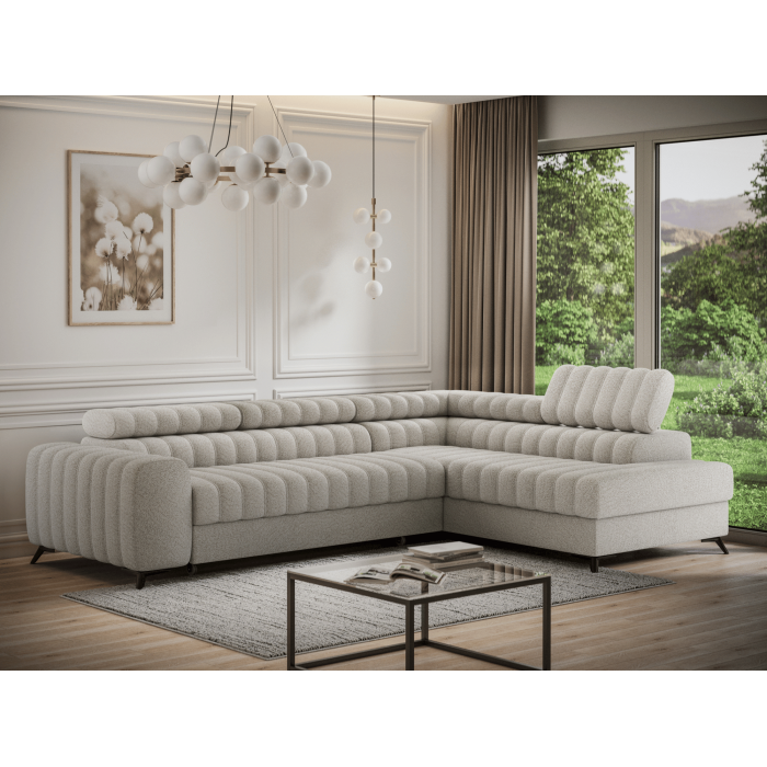 Canapé d'angle collection KANEDOJO coloris Beige