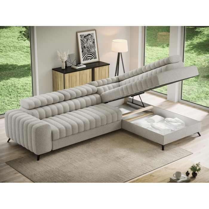 Canapé d'angle collection KANEDOJO coloris Beige