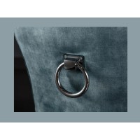 Zoom sur l'anneau de la chaise REGINA bleue grisée