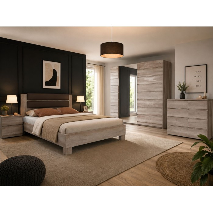 Armoire ROMI vue avec d'autres meubles de la collection ROMI