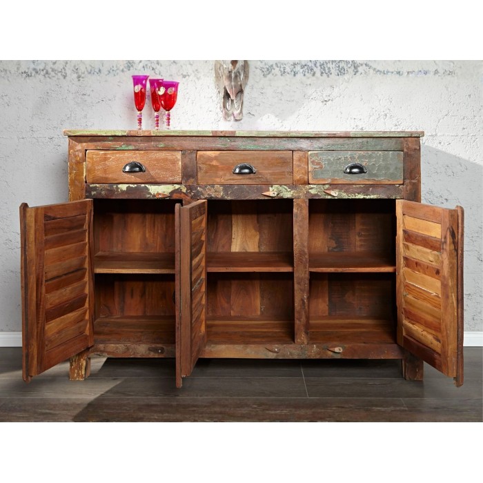Buffet PATCHWOOD full bois ouvert