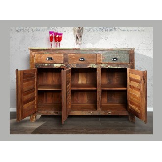 Buffet PATCHWOOD full bois ouvert