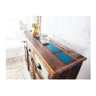 Buffet PATCHWOOD full bois vu de haut