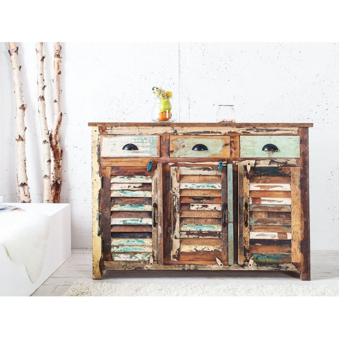 Buffet PATCHWOOD full bois vu de face