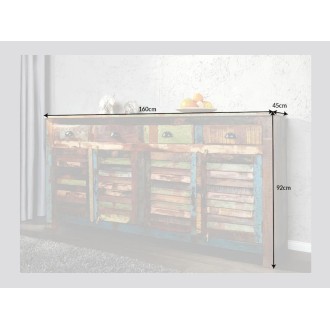 Buffet PATCHWOOD full bois 160cm dimensions