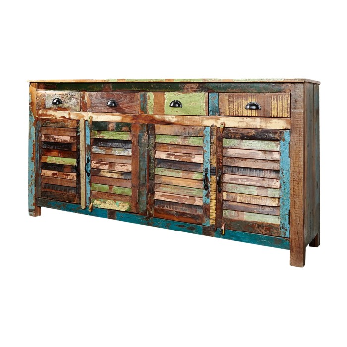 Buffet PATCHWOOD full bois 160cm