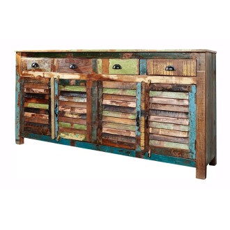 Buffet PATCHWOOD full bois 160cm