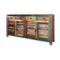 Buffet PATCHWOOD full bois 160cm