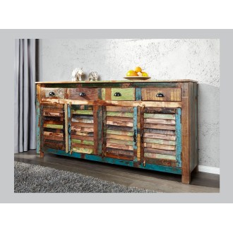 Buffet PATCHWOOD full bois 160cm mis en situation