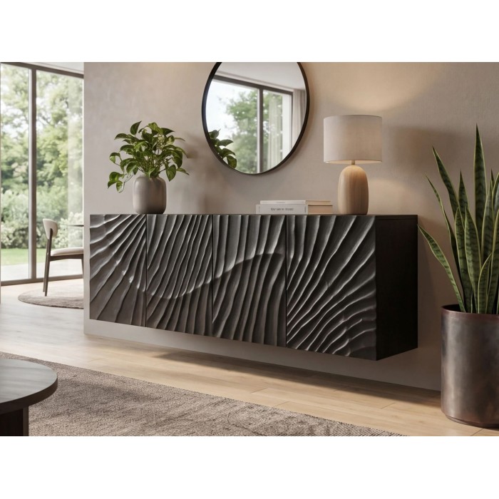 Buffet SILVA noir vu de côté