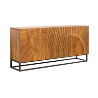 Buffet SILVA en bois massif de manguier 140cm